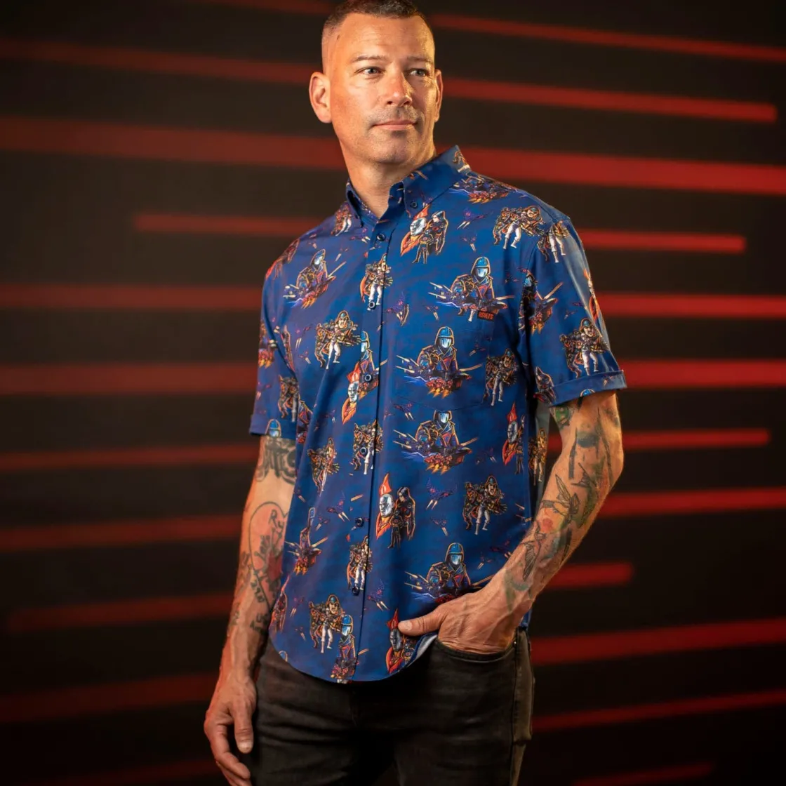 Hasbro|G.i. Joe|G.I. Joe “Tips of the Fangs” – KUNUFLEX Short Sleeve Shirt
