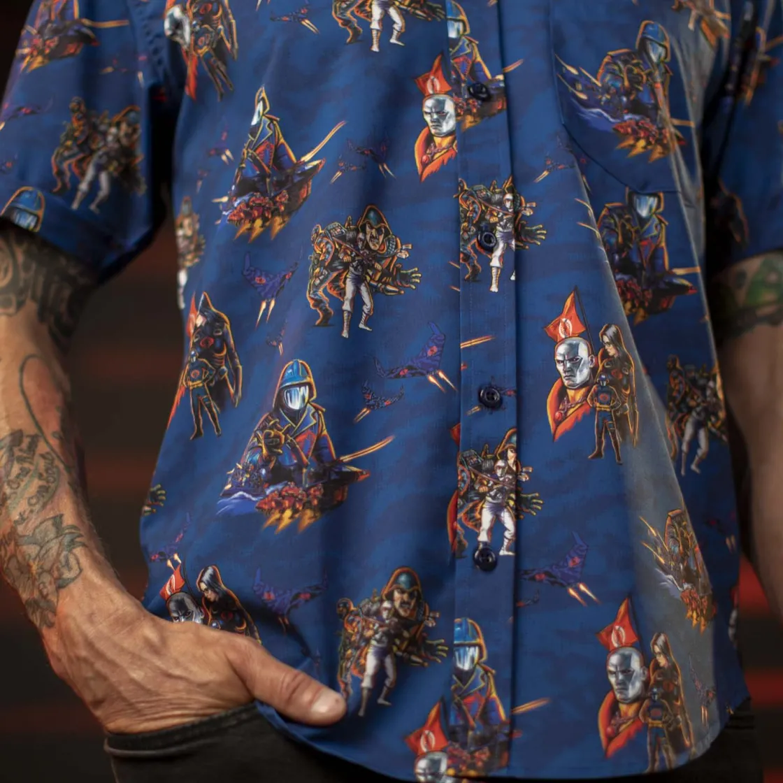 Hasbro|G.i. Joe|G.I. Joe “Tips of the Fangs” – KUNUFLEX Short Sleeve Shirt