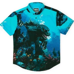 Godzilla|Short Sleeves|Godzilla “From the Depths” – KUNUFLEX Short Sleeve Shirt
