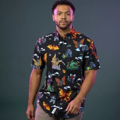 Godzilla|Short Sleeves|Godzilla "Kaiju Chaos 2.0" – KUNUFLEX Short Sleeve Shirt