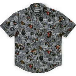 Godzilla|Short Sleeves|Godzilla “Silver Screen Scorcher” – KUNUFLEX Short Sleeve Shirt