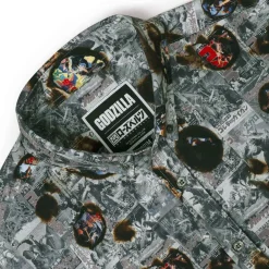 Godzilla|Short Sleeves|Godzilla “Silver Screen Scorcher” – KUNUFLEX Short Sleeve Shirt