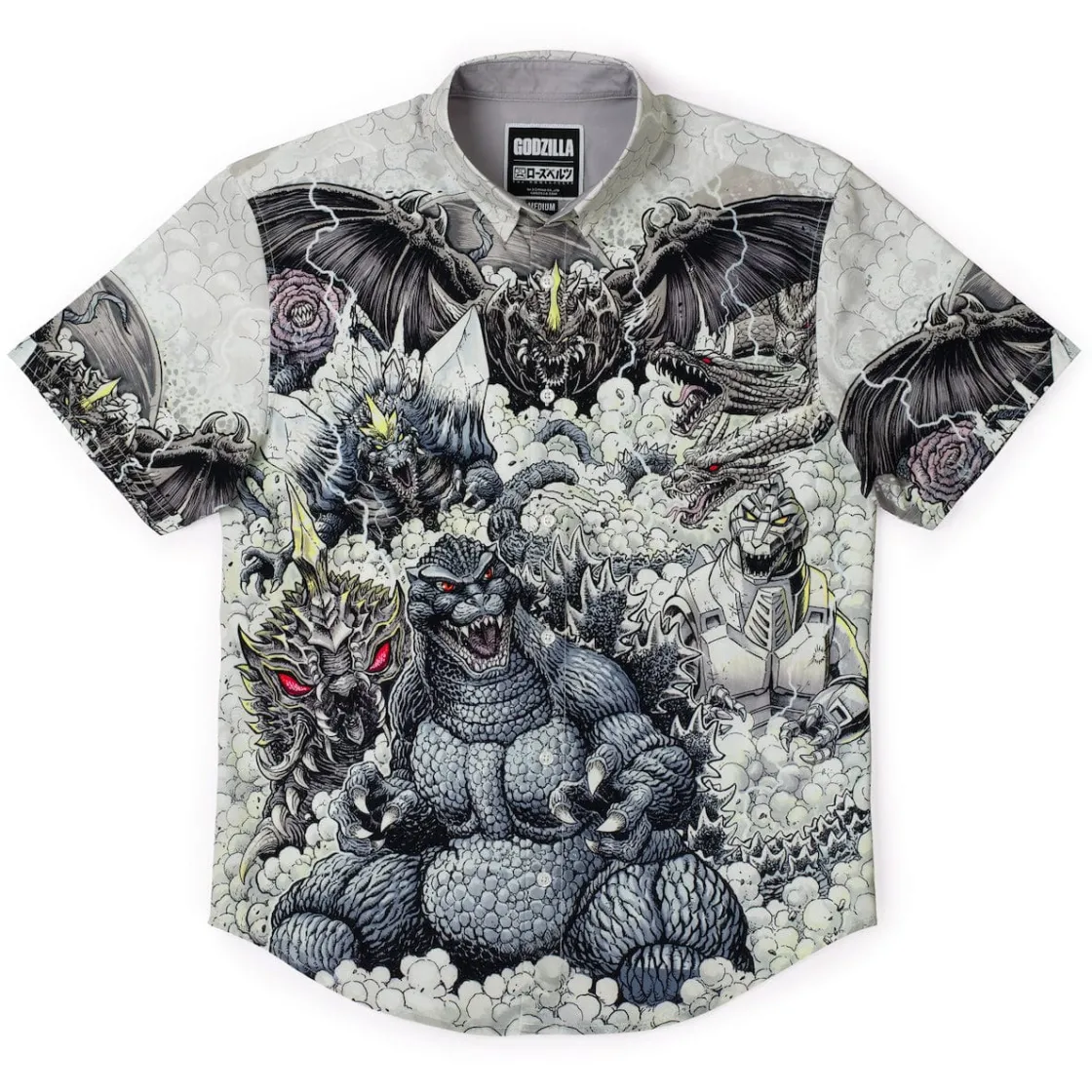 Godzilla|Short Sleeves|Godzilla "Strange Creatures" – KUNUFLEX Short Sleeve Shirt