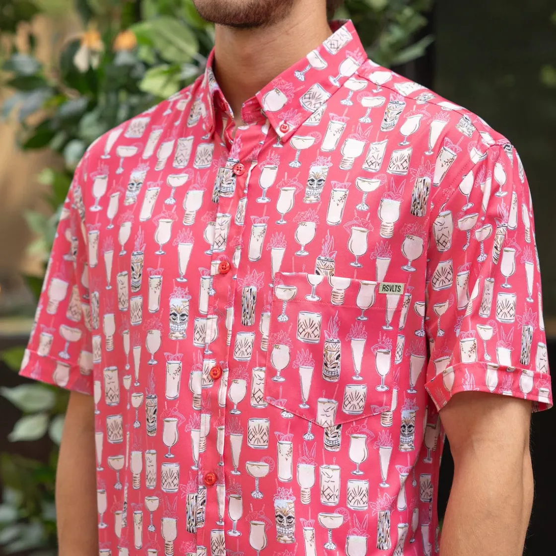 Short Sleeve Shirts|Matching Sets|RSVLTS Good Libations – KUNUFLEX Short Sleeve Shirt