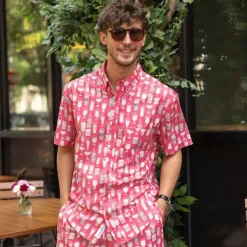 Short Sleeve Shirts|Matching Sets|RSVLTS Good Libations – KUNUFLEX Short Sleeve Shirt