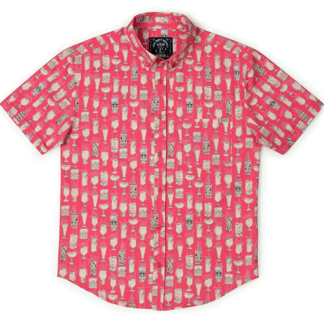 Short Sleeve Shirts|Matching Sets|RSVLTS Good Libations – KUNUFLEX Short Sleeve Shirt