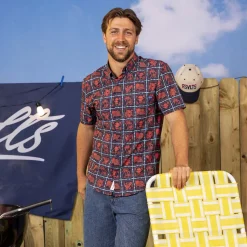 Short Sleeve Shirts|Americana|RSVLTS Grillaxin’ – KUNUFLEX Short Sleeve Shirt