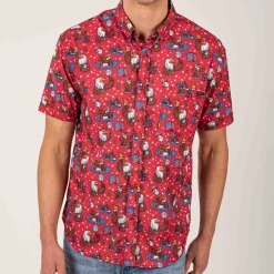 Short Sleeve Shirts|Americana|RSVLTS Grills Chills & Bills – KUNUFLEX Short Sleeve Shirt
