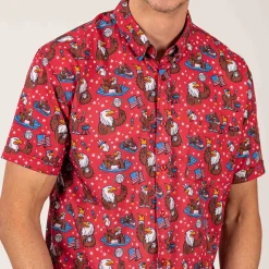 Short Sleeve Shirts|Americana|RSVLTS Grills Chills & Bills – KUNUFLEX Short Sleeve Shirt