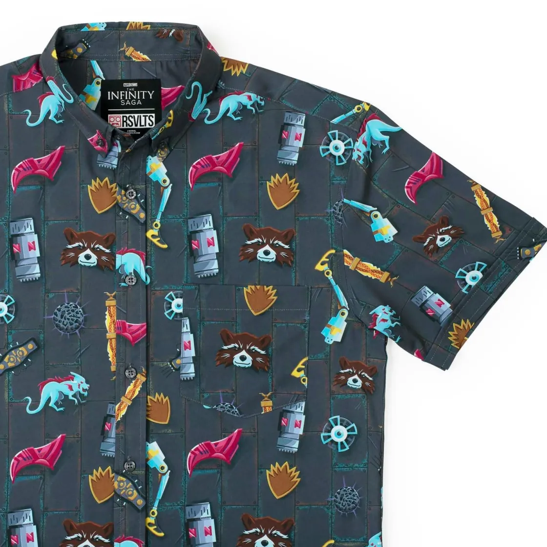 Marvel|Marvel|Marvel Guardians of the Galaxy “Jailbreak” – KUNUFLEX Short Sleeve Shirt