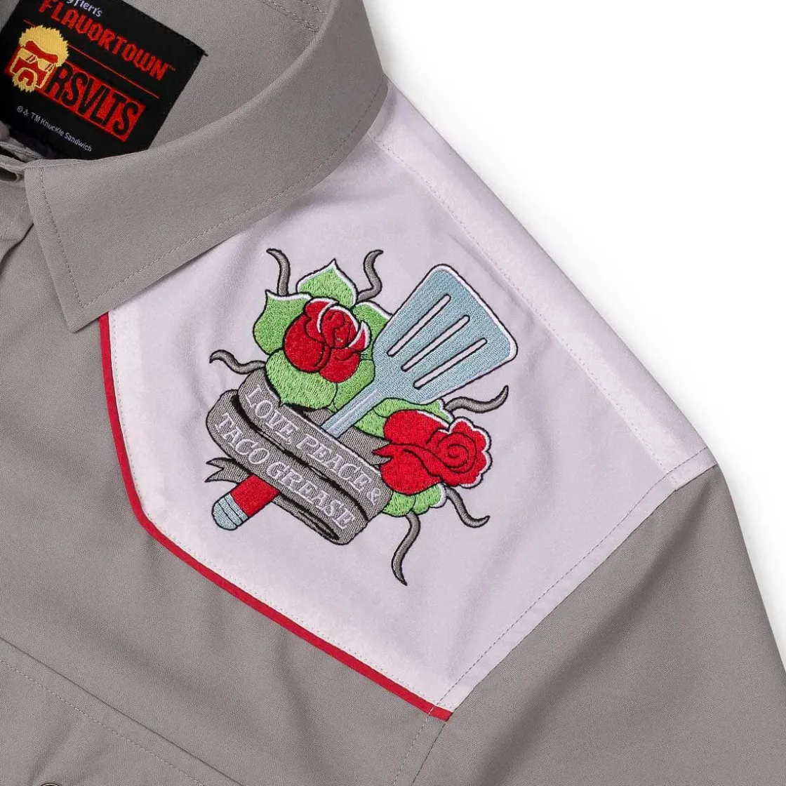Guy Fieri|Roper|Guy Fieri "Love, Peace & Taco Grease" – Roper Short Sleeve Shirt