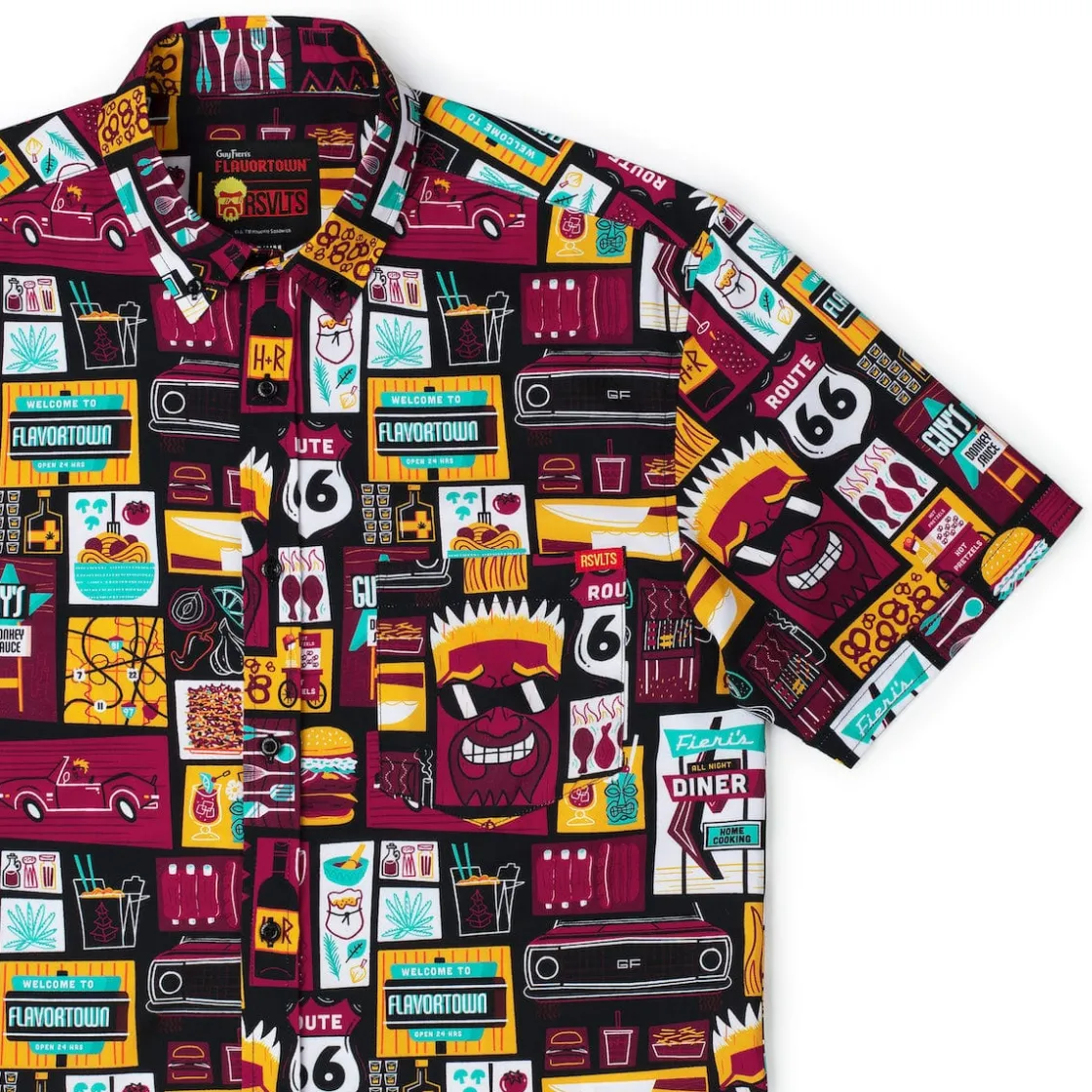 Guy Fieri|Short Sleeves|Guy Fieri "Rollin' Out" – KUNUFLEX Short Sleeve Shirt