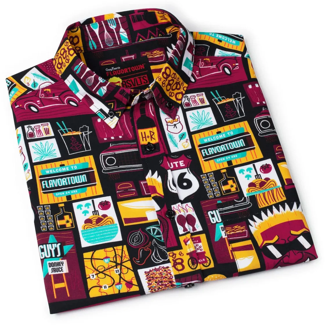 Guy Fieri|Short Sleeves|Guy Fieri "Rollin' Out" – KUNUFLEX Short Sleeve Shirt