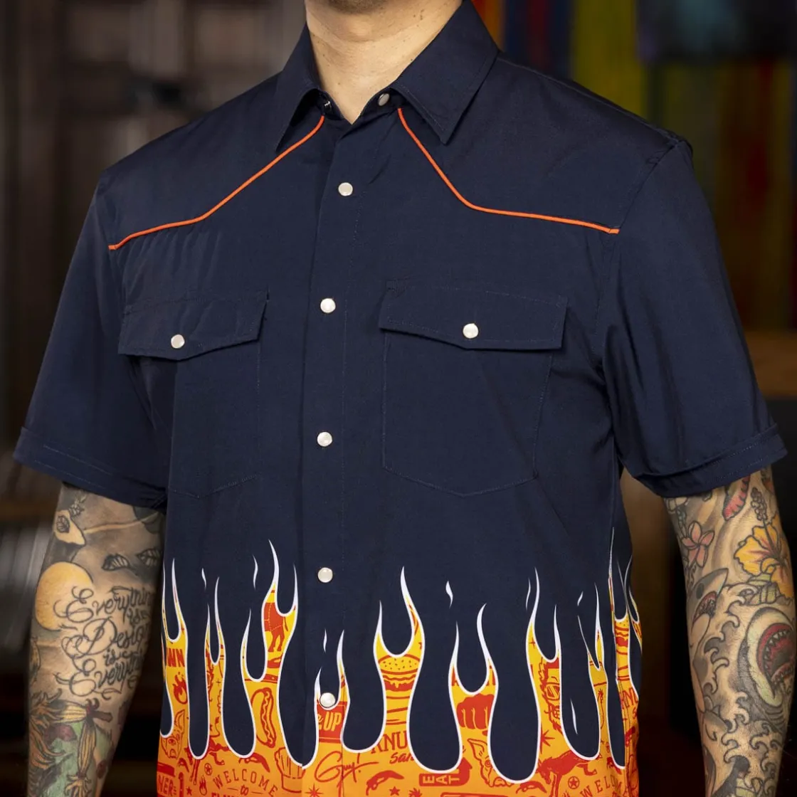 Guy Fieri|Roper|Guy Fieri "The Fieri" – Roper Short Sleeve Shirt
