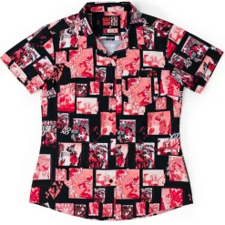 Dc|Batman|Harley Quinn ™ "XOXO" – Women's KUNUFLEX Short Sleeve Shirt