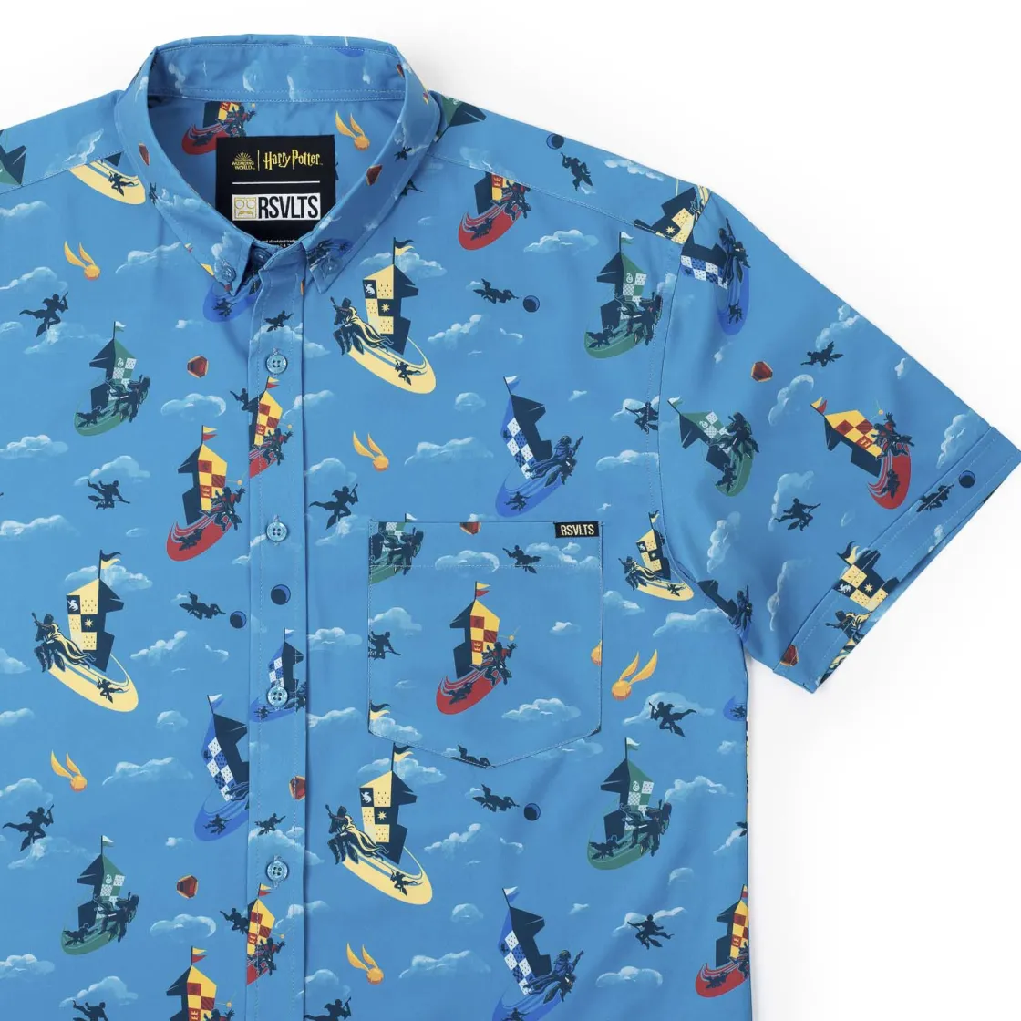 Harry Potter|Warner Bros.|Harry Potter "Bludger, Quaffle, Snitch" – KUNUFLEX Short Sleeve Shirt