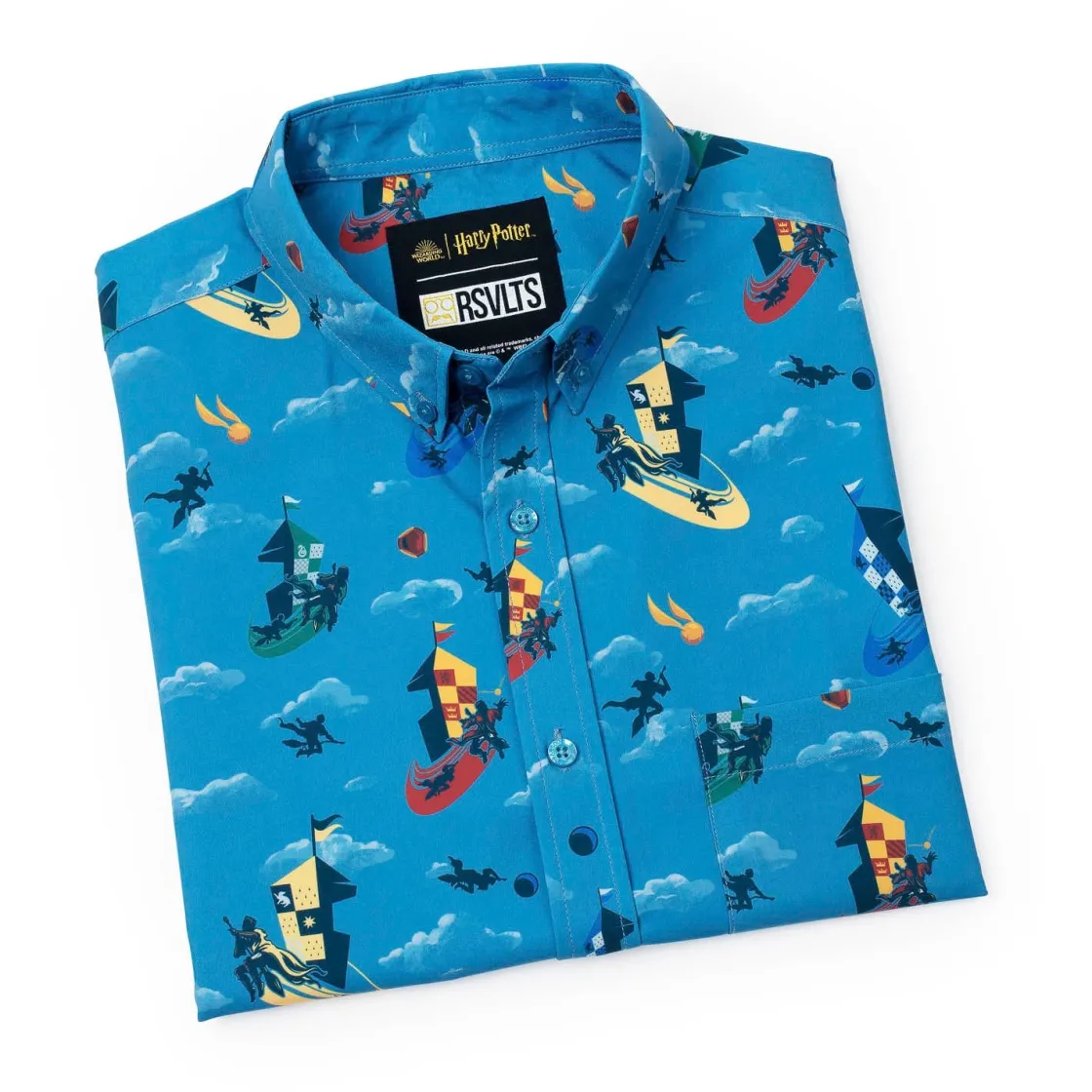 Harry Potter|Warner Bros.|Harry Potter "Bludger, Quaffle, Snitch" – KUNUFLEX Short Sleeve Shirt