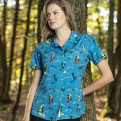 Harry Potter|Warner Bros.|Harry Potter "Bludger, Quaffle, Snitch" – Women's KUNUFLEX Short Sleeve Shirt