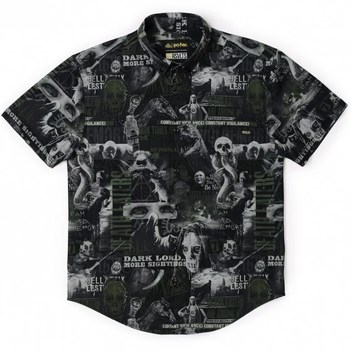 Harry Potter|Warner Bros.|Harry Potter "Dark Times Lie Ahead" – KUNUFLEX Short Sleeve Shirt