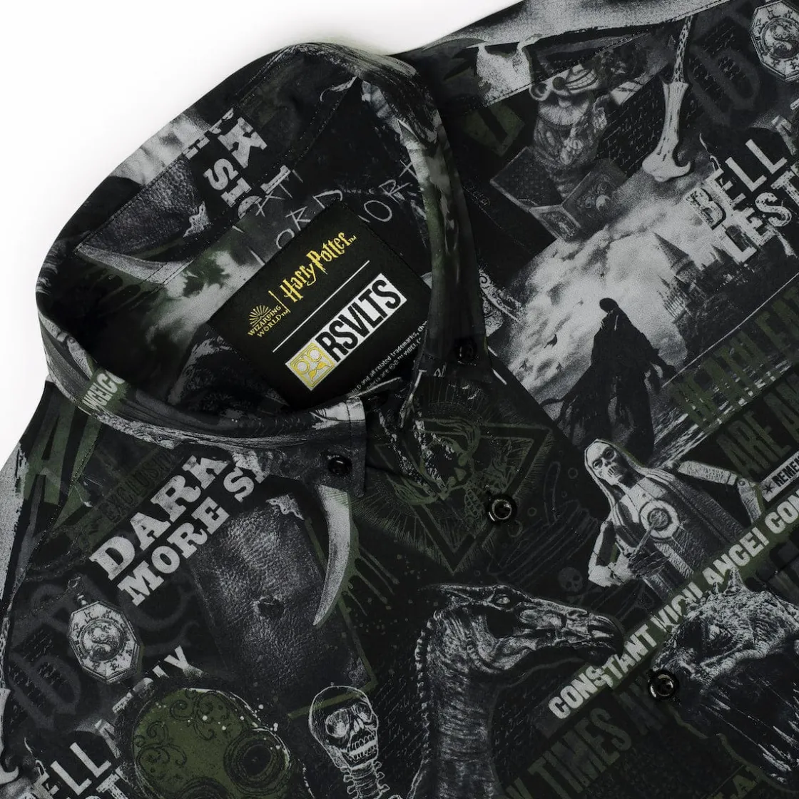 Harry Potter|Warner Bros.|Harry Potter "Dark Times Lie Ahead" – KUNUFLEX Short Sleeve Shirt