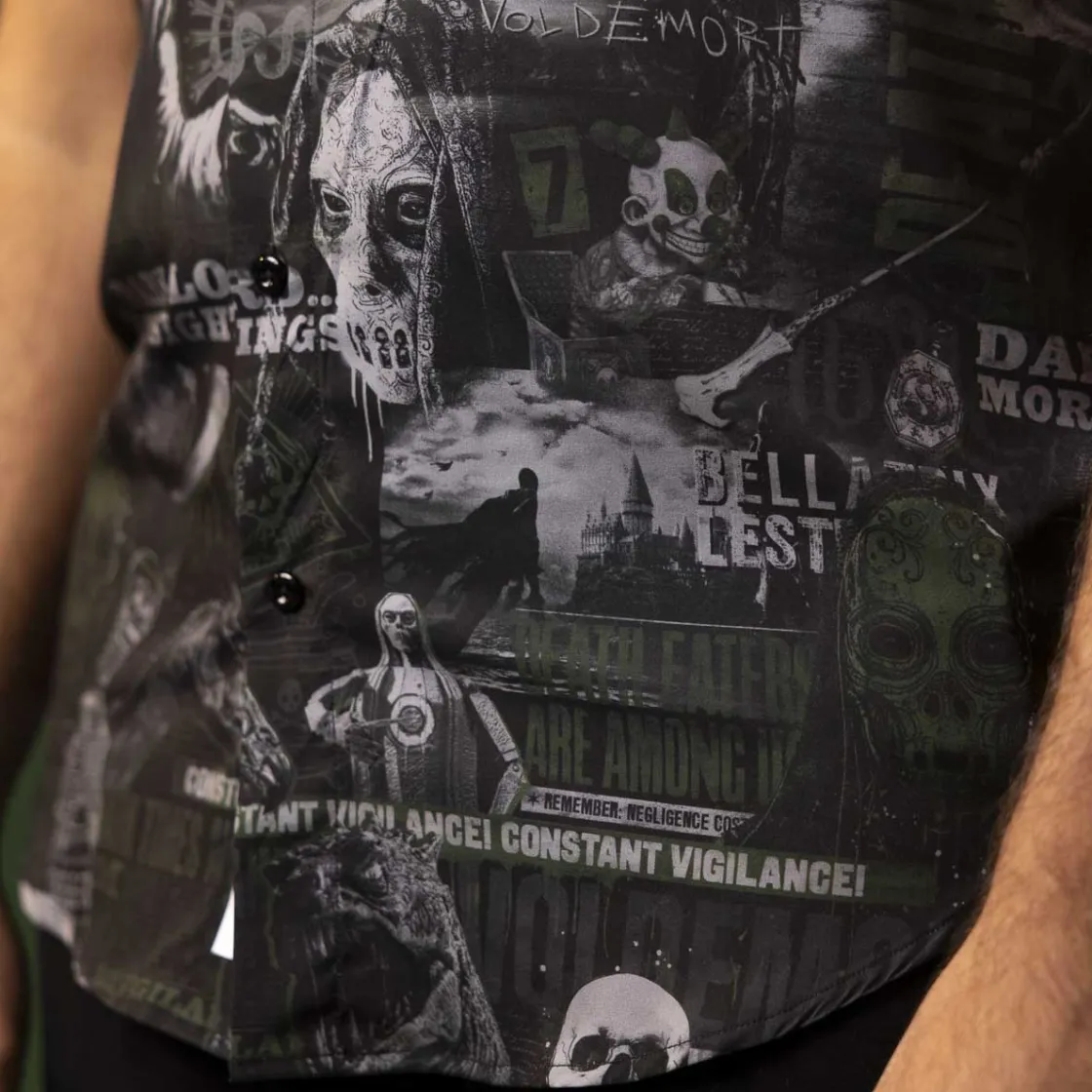 Harry Potter|Warner Bros.|Harry Potter "Dark Times Lie Ahead" – KUNUFLEX Short Sleeve Shirt