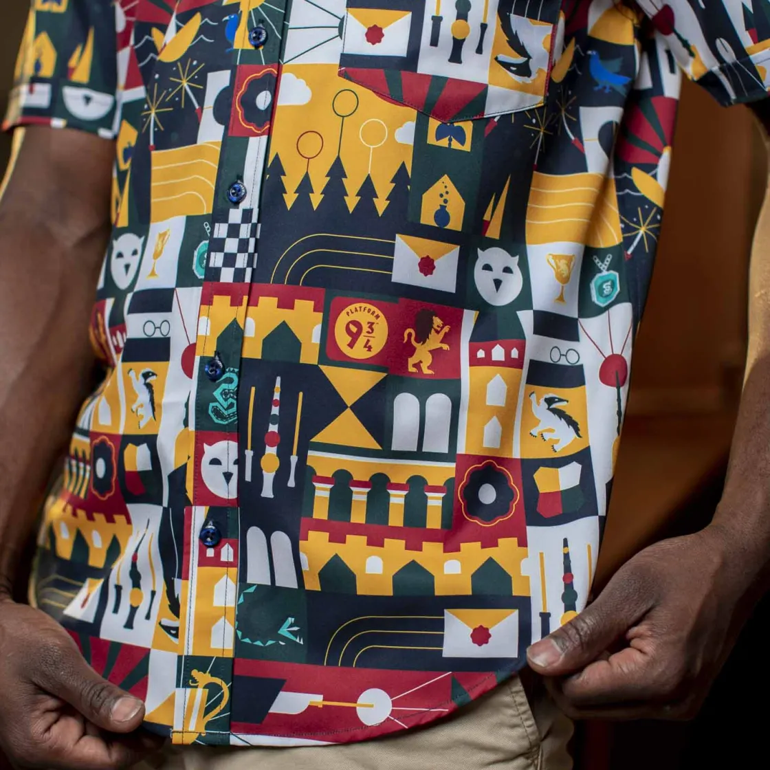 Harry Potter|Warner Bros.|Harry Potter “Magic at Play” – KUNUFLEX Short Sleeve Shirt