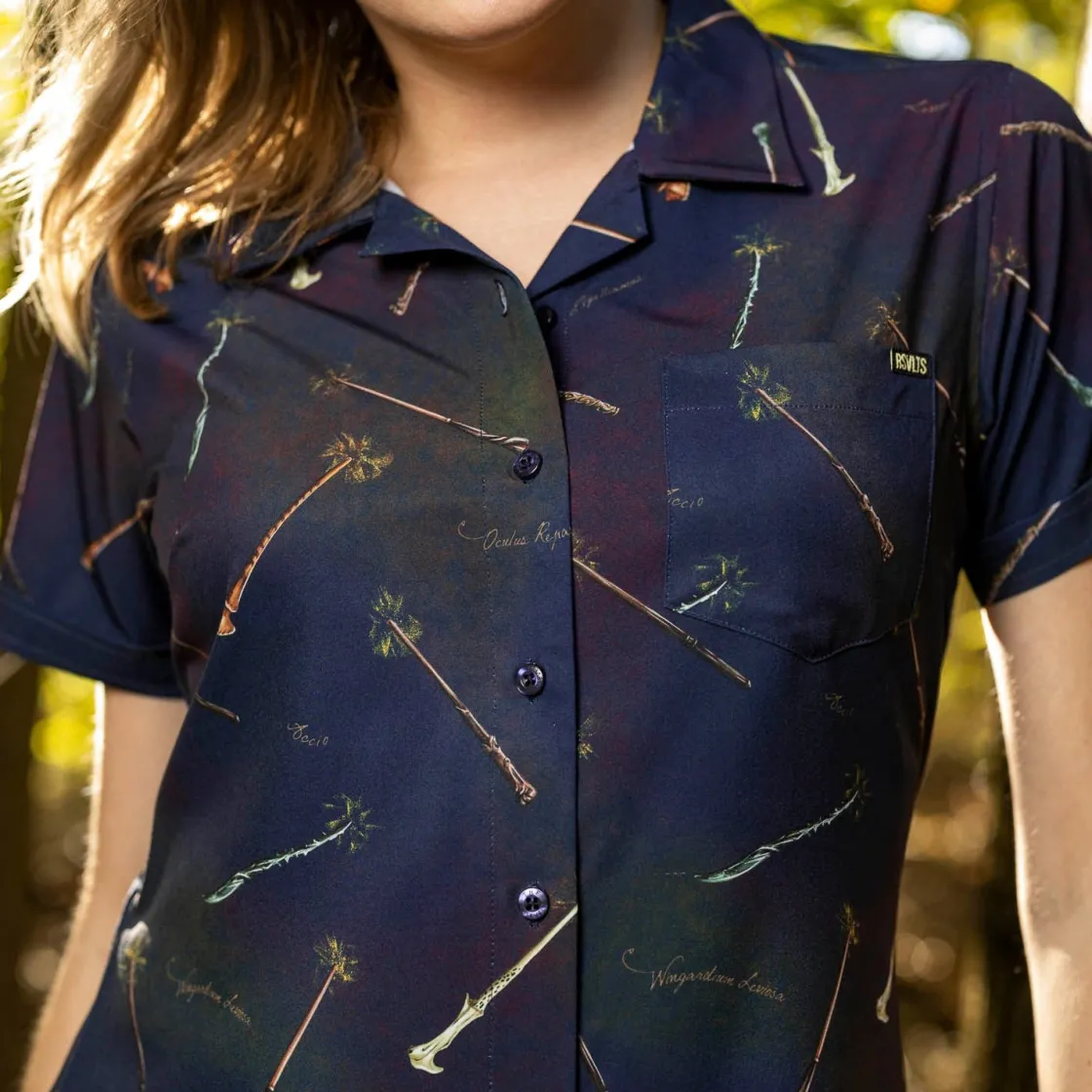 Harry Potter|Warner Bros.|Harry Potter "Ollivander’s Best" – Women's KUNUFLEX Short Sleeve Shirt