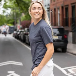 T-shirts|Athletic Wear|RSVLTS Heather Navy – Crewneck Tee