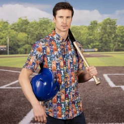 Baseball Hall Of Fame|Baseball|National Baseball Hall of Fame Home Run Heroes – KUNUFLEX Short Sleeve Shirt