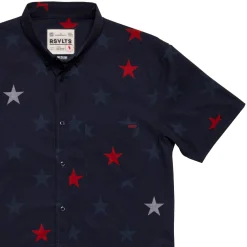 Short Sleeve Shirts|Americana|RSVLTS Hubble (Multi Star) – KUNUFLEX Short Sleeve Shirt