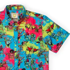 Wwe|Paging Mr. Morrow|WWE Hulk Hogan vs. Ultimate Warrior – KUNUFLEX Short Sleeve Shirt