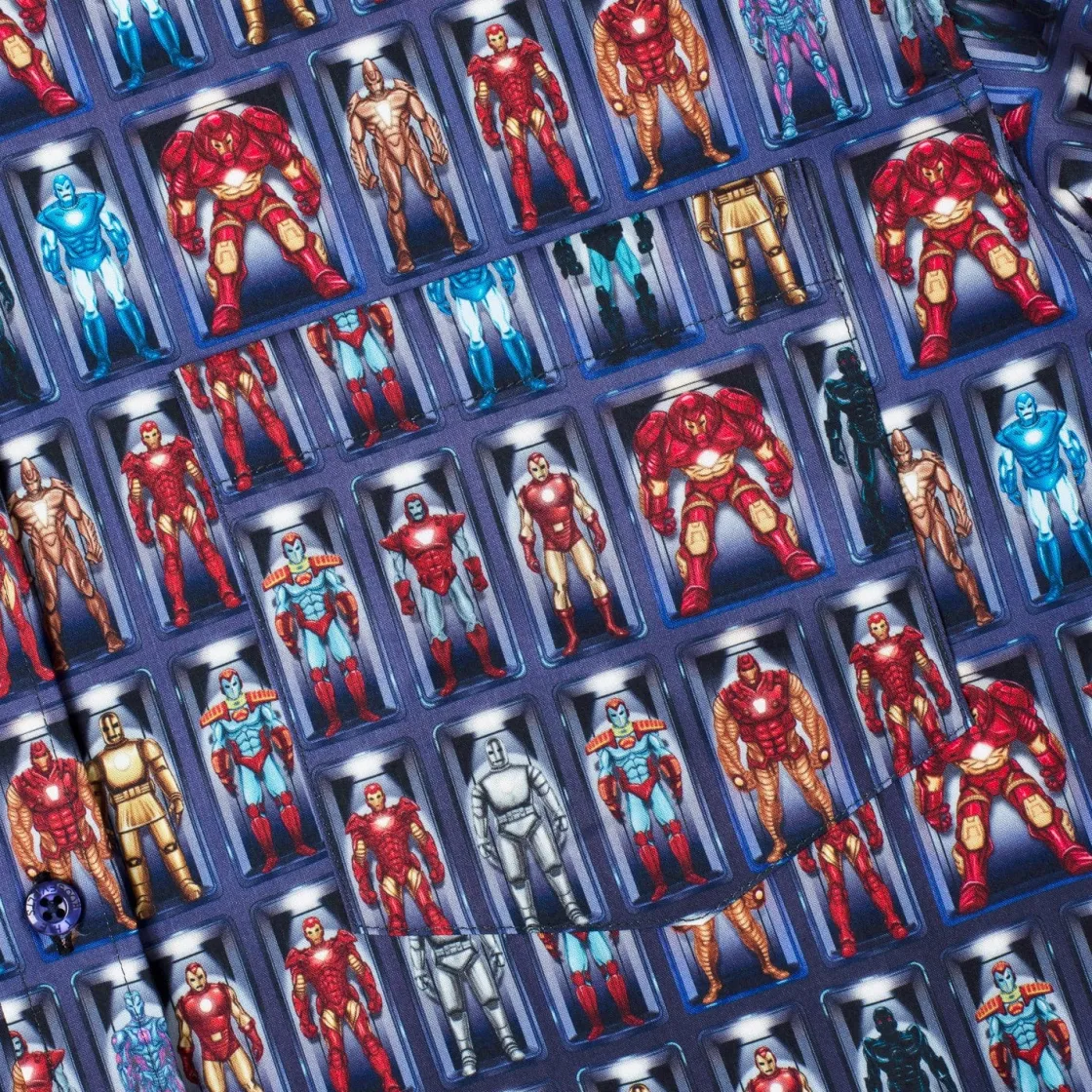 Iron Man|Marvel|Marvel Iron Man “Hall of Armor” – KUNUFLEX Short Sleeve Shirt