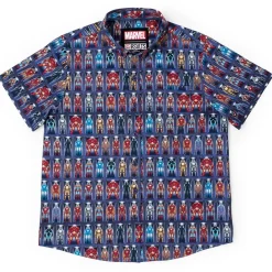 Iron Man|Marvel|Marvel Iron Man “Hall of Armor” – Youth KUNUFLEX Short Sleeve Shirt