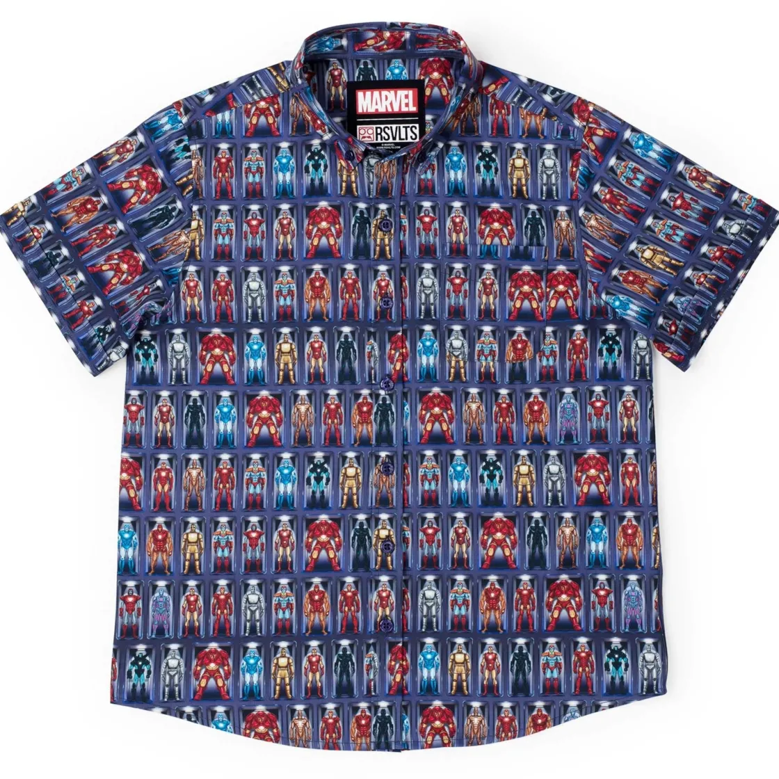 Iron Man|Marvel|Marvel Iron Man “Hall of Armor” – Youth KUNUFLEX Short Sleeve Shirt