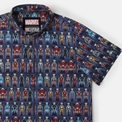 Iron Man|Marvel|Marvel Iron Man “Hall of Armor” – Youth KUNUFLEX Short Sleeve Shirt