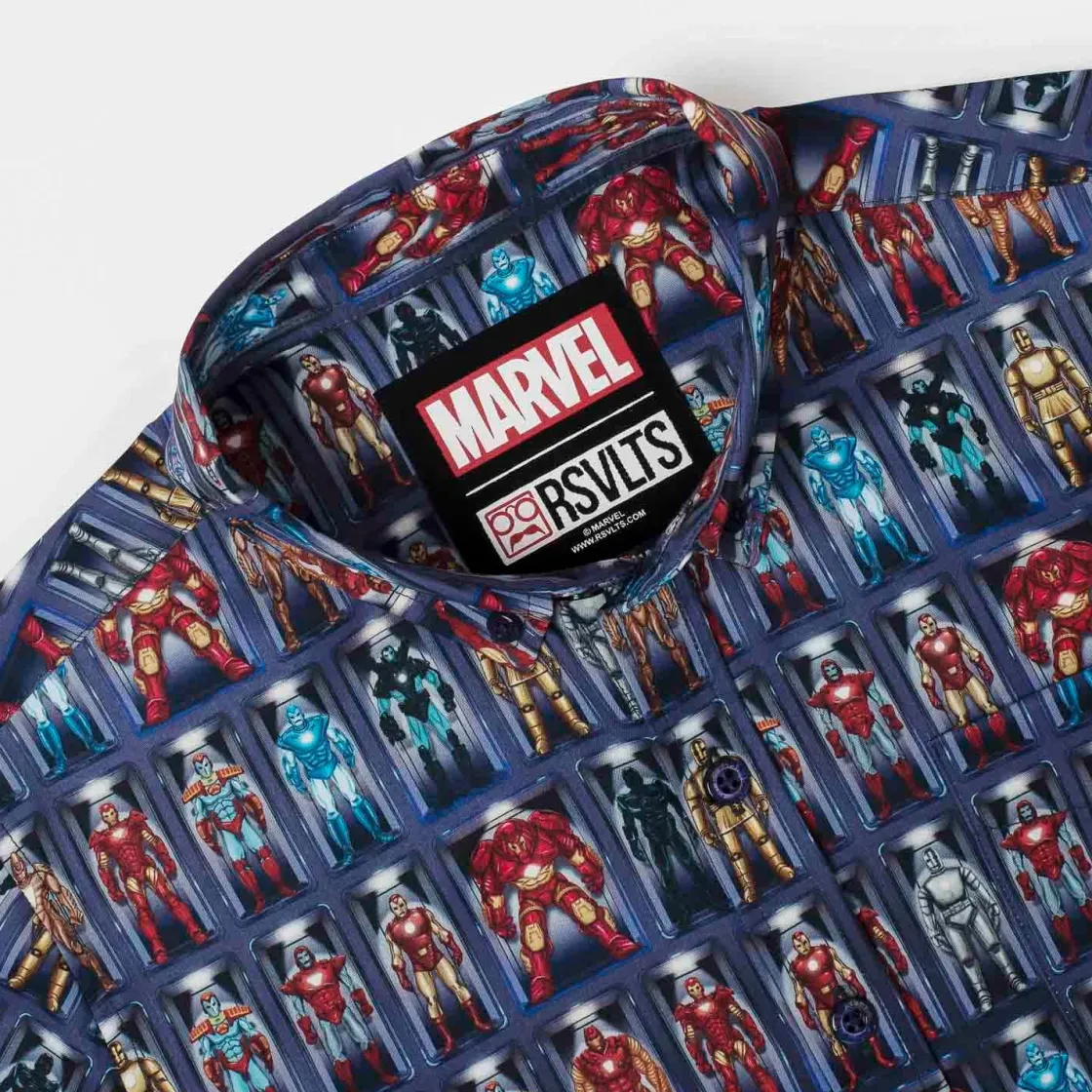 Iron Man|Marvel|Marvel Iron Man “Hall of Armor” – Youth KUNUFLEX Short Sleeve Shirt