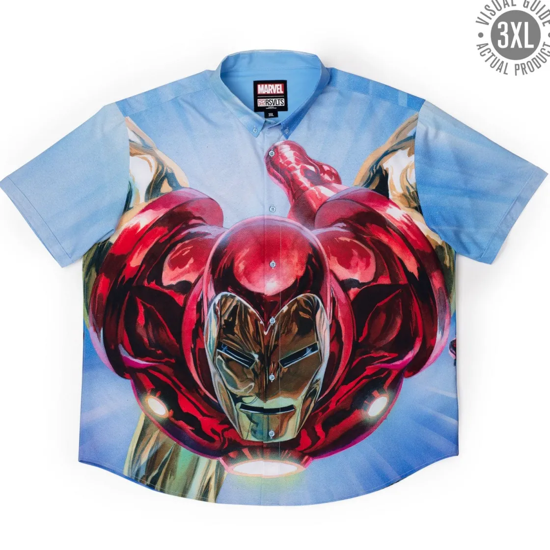Iron Man|Marvel|Marvel Iron Man “The Invincible” – KUNUFLEX Short Sleeve Shirt