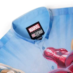 Iron Man|Marvel|Marvel Iron Man “The Invincible” – KUNUFLEX Short Sleeve Shirt