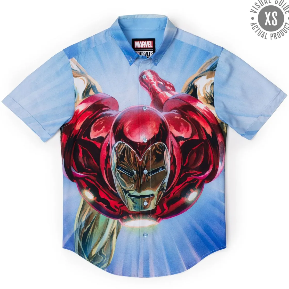 Iron Man|Marvel|Marvel Iron Man “The Invincible” – KUNUFLEX Short Sleeve Shirt