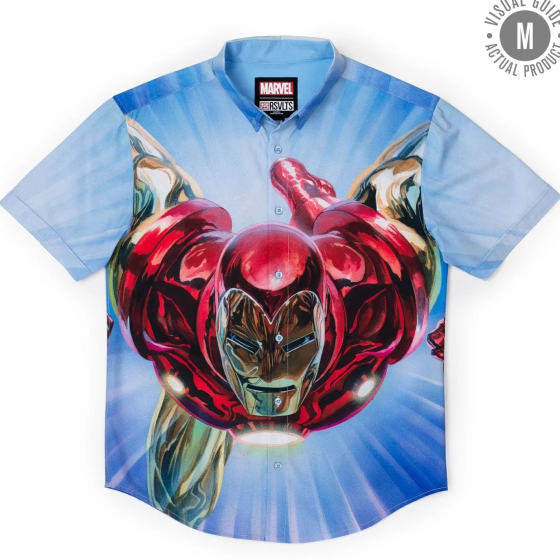 Iron Man|Marvel|Marvel Iron Man “The Invincible” – KUNUFLEX Short Sleeve Shirt