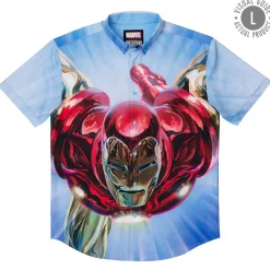 Iron Man|Marvel|Marvel Iron Man “The Invincible” – KUNUFLEX Short Sleeve Shirt