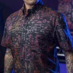 Iron Man|Marvel|Marvel Iron Man “The J.A.R.V.I.S.” – KUNUFLEX Short Sleeve Shirt