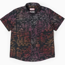 Iron Man|Marvel|Marvel Iron Man “The J.A.R.V.I.S.” – Youth KUNUFLEX Short Sleeve Shirt