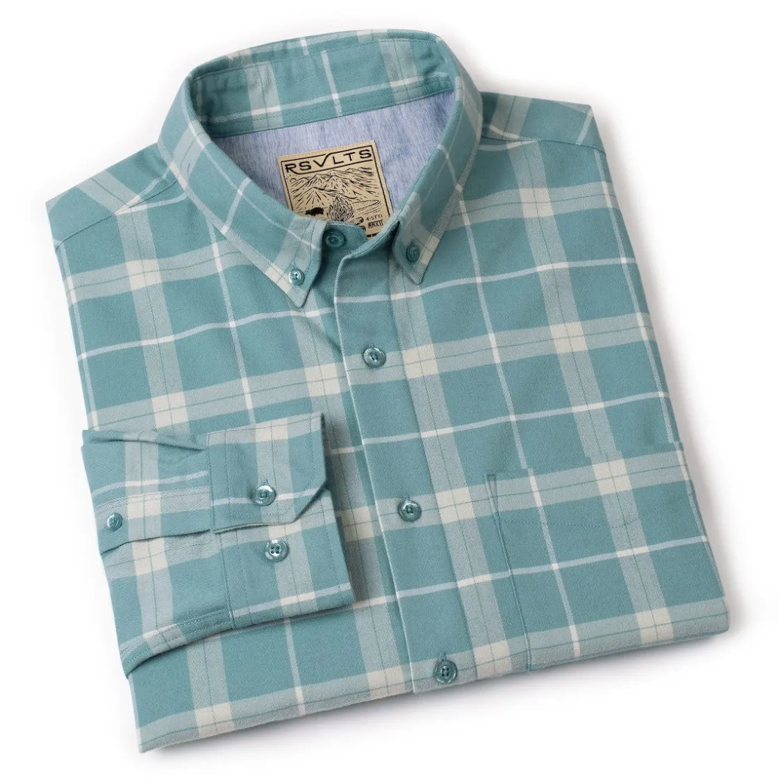 Flannels|Long Sleeves|RSVLTS James Flan Der Beek – BorlandFlex™ Long Sleeve Flannel