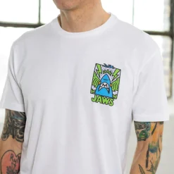 Jaws|Tees|Jaws "Doodleshark" – Crewneck Tee