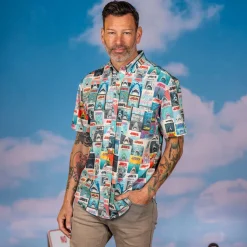 Jaws|Short Sleeves|Jaws 50th Anniversary "Great White Gallery" – KUNUFLEX Short Sleeve Shirt