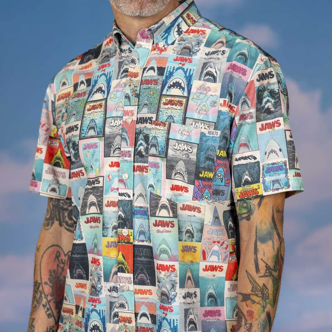 Jaws|Short Sleeves|Jaws 50th Anniversary "Great White Gallery" – KUNUFLEX Short Sleeve Shirt