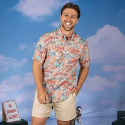 Jaws|Short Sleeves|Jaws 50th Anniversary "Greetings from Amity" – KUNUFLEX Short Sleeve Shirt