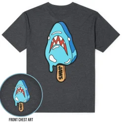 Jaws|Tees|Jaws 50th Anniversary "Sharksicle" – Crewneck Tee