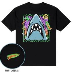 Jaws|Tees|Jaws 50th Anniversary "Sun. Surf. Shark." – Crewneck Tee